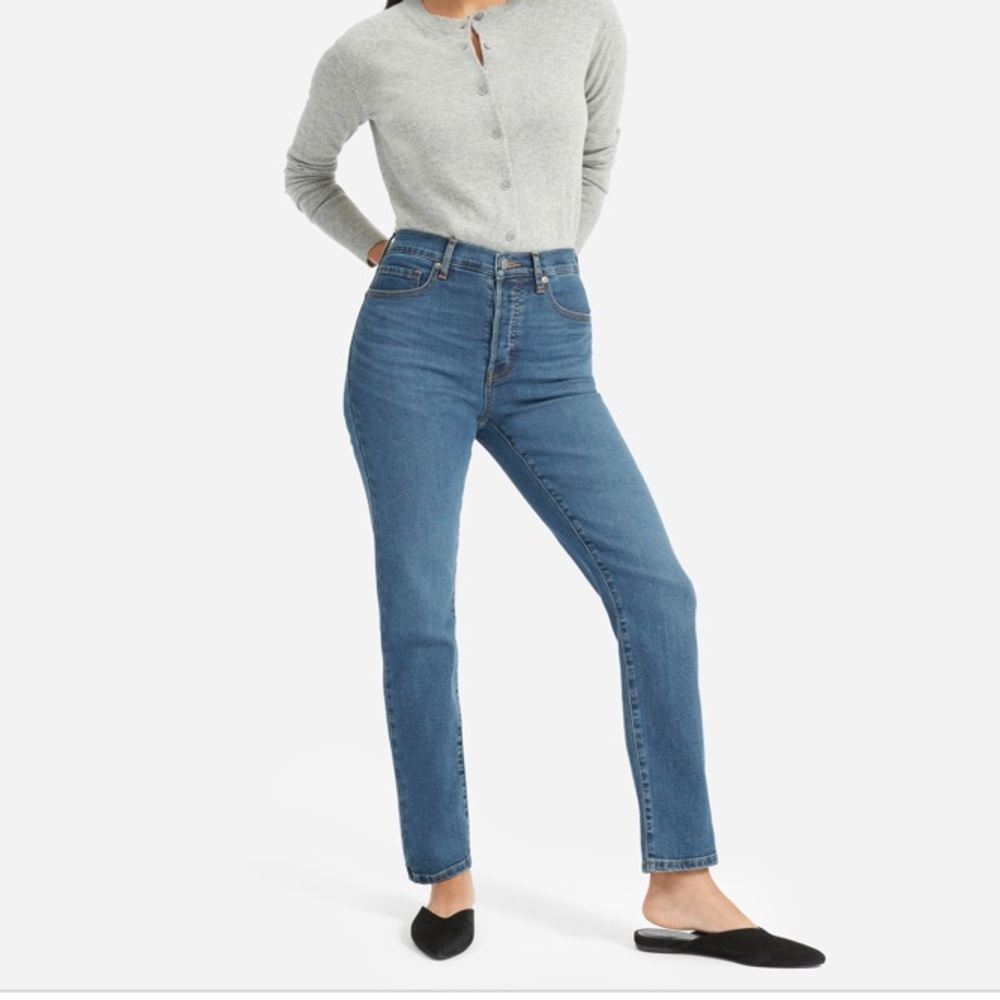 NWT Everlane The High Rise Straight Jean